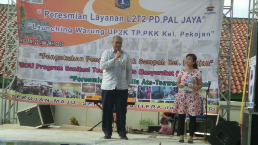 Launching Kegiatan ‘Grebeg’ Layanan Lumpur Tinja Terjadwal L2T2 PD PAL Jaya di Kelurahan Pekojan