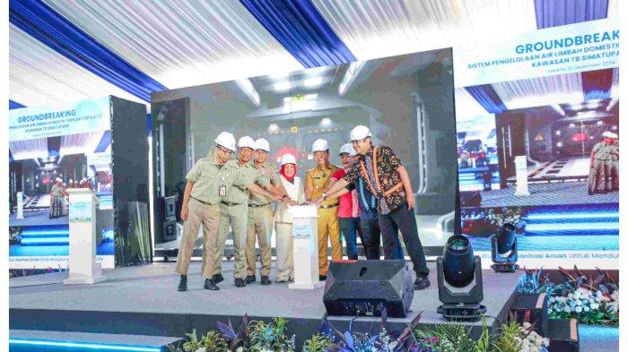 Tingkatkan Kualitas Lingkungan, Pj Teguh Resmikan Groundbreaking SPALD-T di TB Simatupang